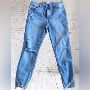 AND NOW THIS Distressed Blue Jeans - Size 30 (Fits 12) - Trendy & Super Comfy!